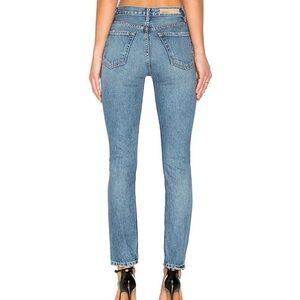Grlfrnd Karolina Denim Ankle Jeans Light Distressing in Green-Eyed Lady 23